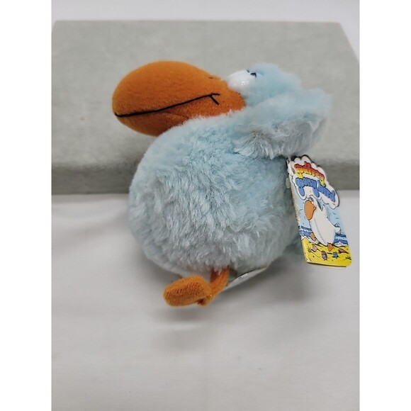 WALLACE BERRIE 1982 VINTAGE GODFREY GOONY BLUE BIRD PLUSH STUFFED ANIMAL TOY 4" - Picture 6 of 16